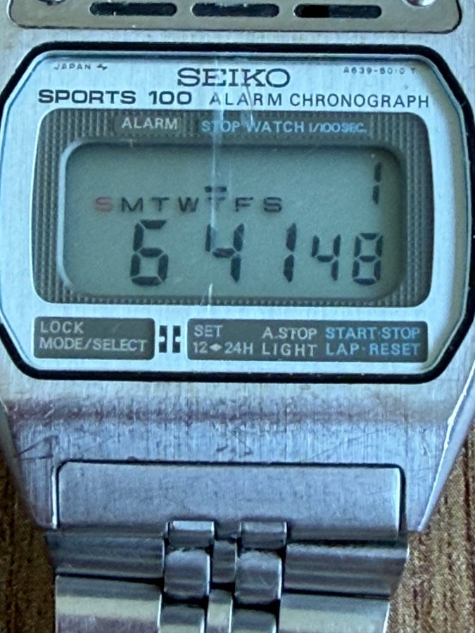 SEIKO SPORTS 100 A639-5010 1981年製 ヴィンテージ SEIKO #セイコー