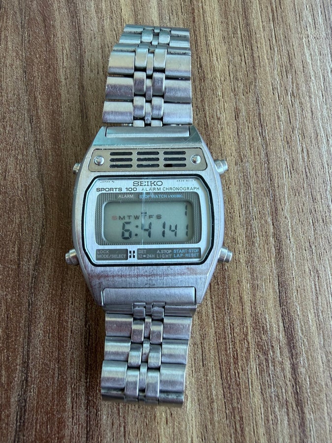 Seiko Sports 100 Alarm Chronograph A639-5010 Di.. | Køb på Tradera