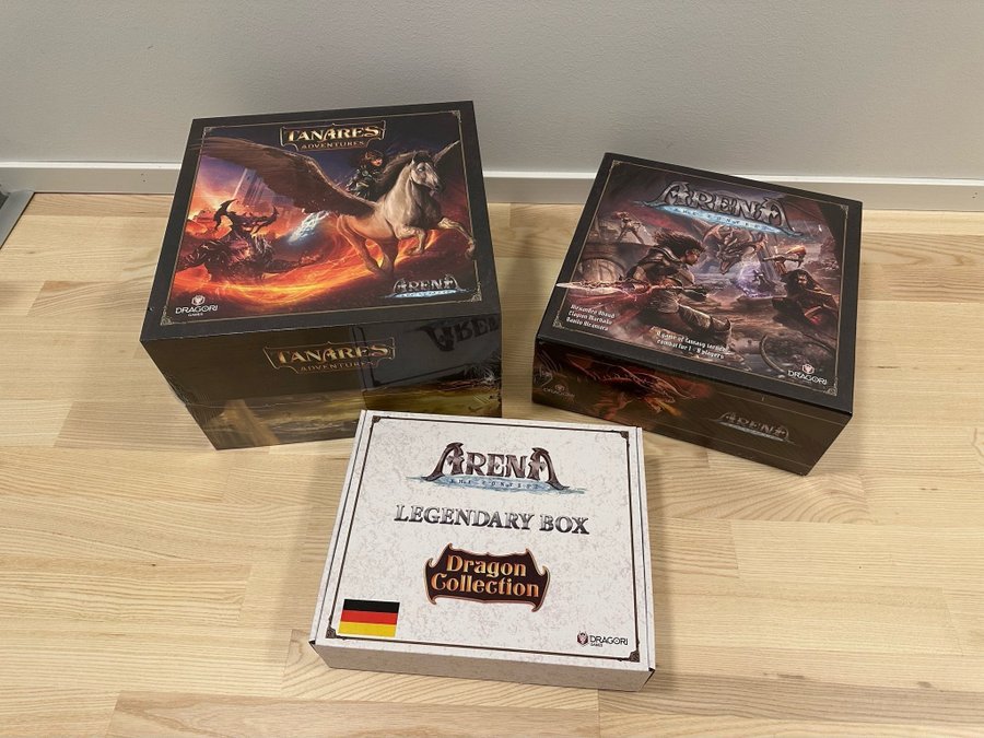 Arena the Contest and Tanares Adventures Board .. Köp på Tradera