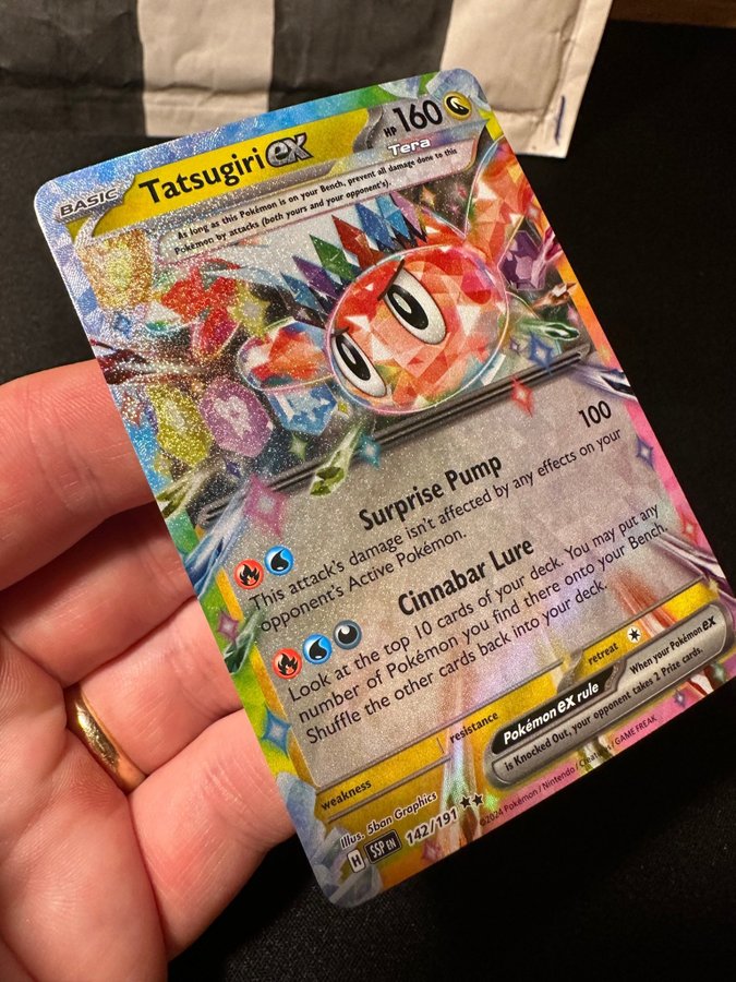 142 191 pokemon card Amazon.com: Pokemon - Tatsugiri ex 142/191
