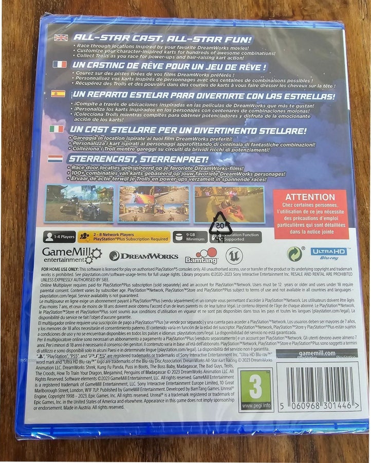 DreamWorks All Star Kart Racing (NY OCH INPLAST.. | Köp på Tradera ...