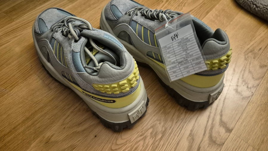 Eytys Angel Leather Sneakers Grå/Gul Storlek 43 | Köp på Tradera Eytys angel 43