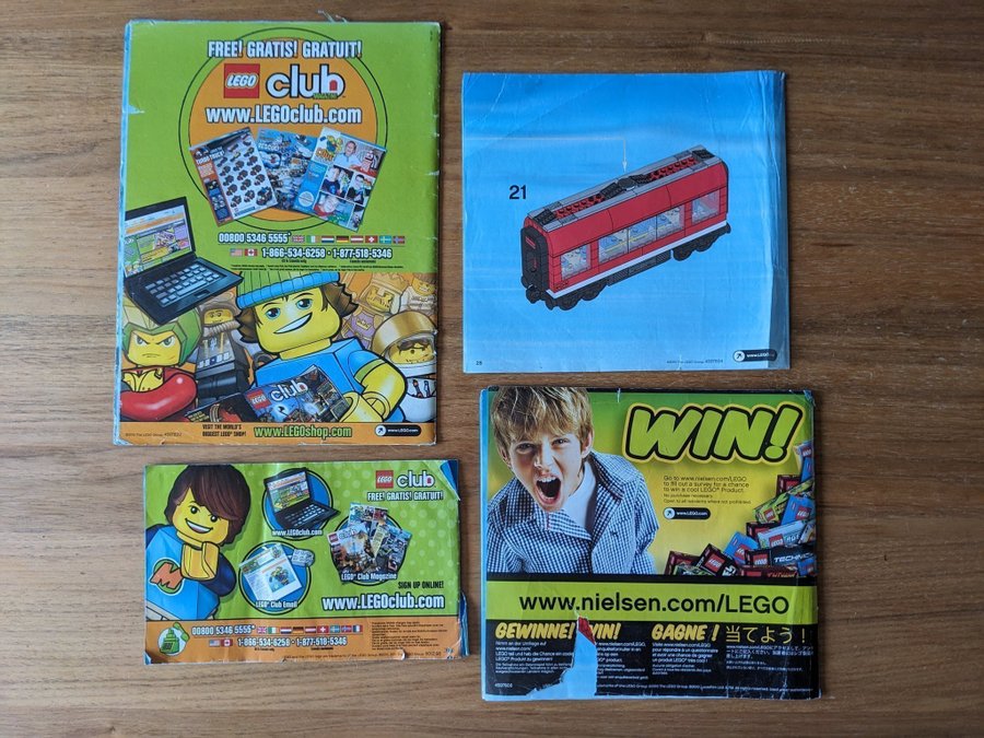 Instruktioner / Manual Till Lego 7938 Passenger. | Köp På Tradera.
