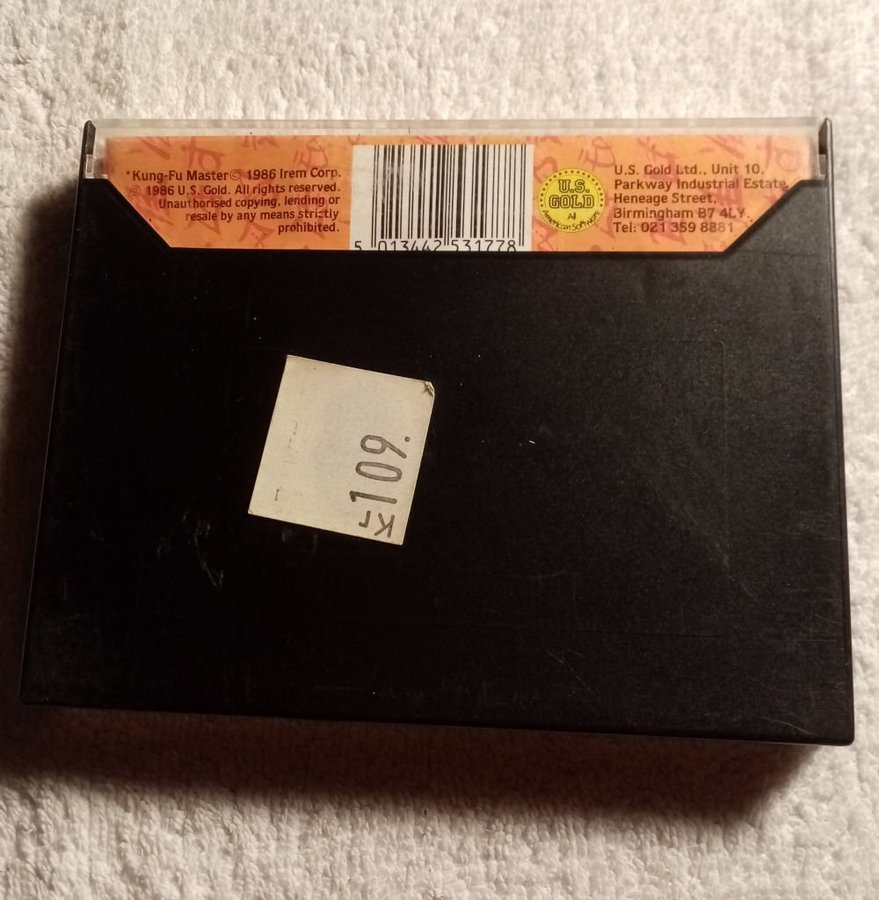 KUNG FU MASTER CASSETTE POUR COMMODORE 64. Us Gold. Paris 75001