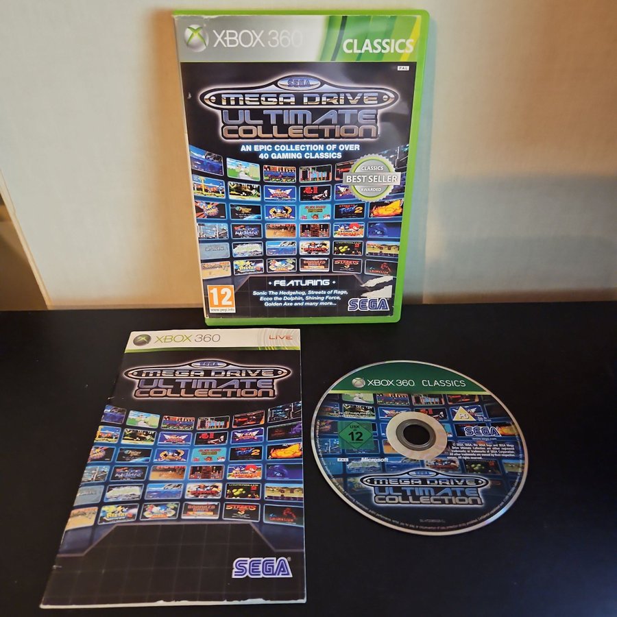 Sega Mega Drive Ultimate Collection (40db Játék) Gyári Xbox 360 Játék