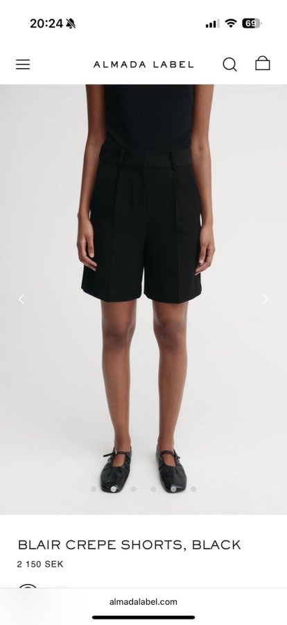 Se produkter som liknar Almada Label svarta shorts på Tradera