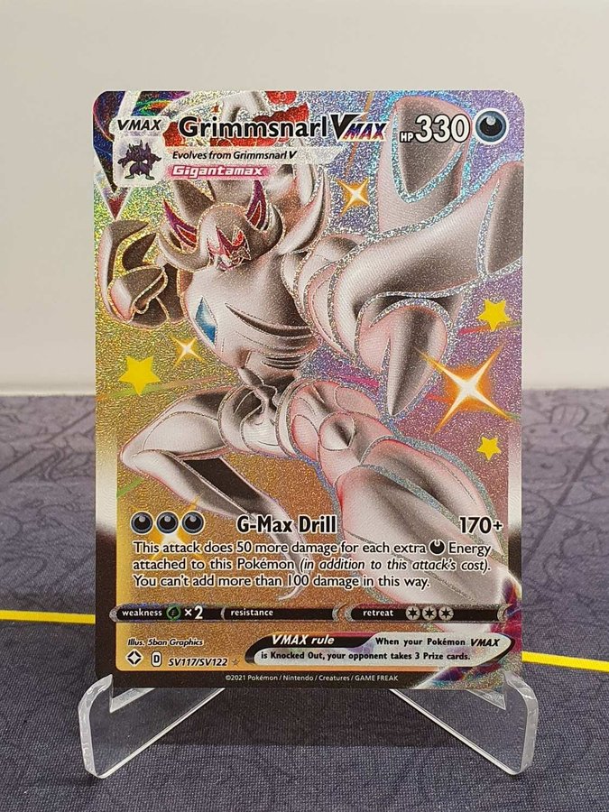 GRIMMSNARL VMAX SV117/SV122 - Shiny Secret Rare.. | Kp p Tradera  (552315735)