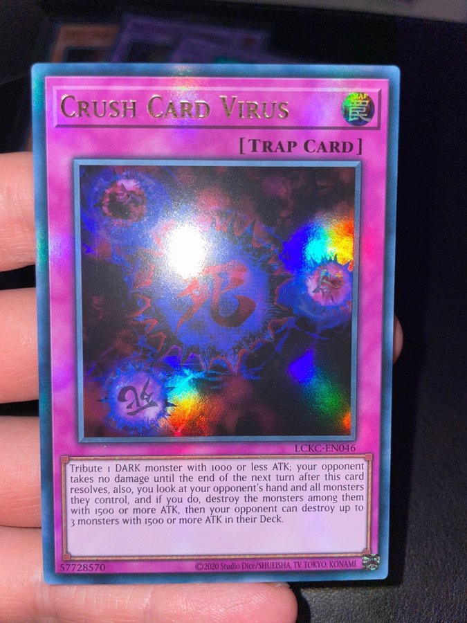 Yu-Gi-Oh! Crush Card Virus LCKC-EN046 Ultra rare | Kp p Tradera (726866325) Yu-Gi-Oh! Crush Card Virus LCKC-EN046 Ultra rare | Kp p Tradera (726866325)