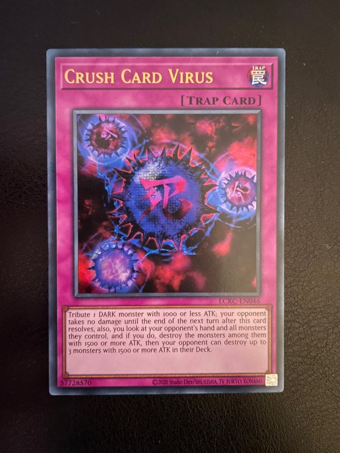 Yu-Gi-Oh! Crush Card Virus LCKC-EN046 Ultra rare | Kp p Tradera  (726866325)