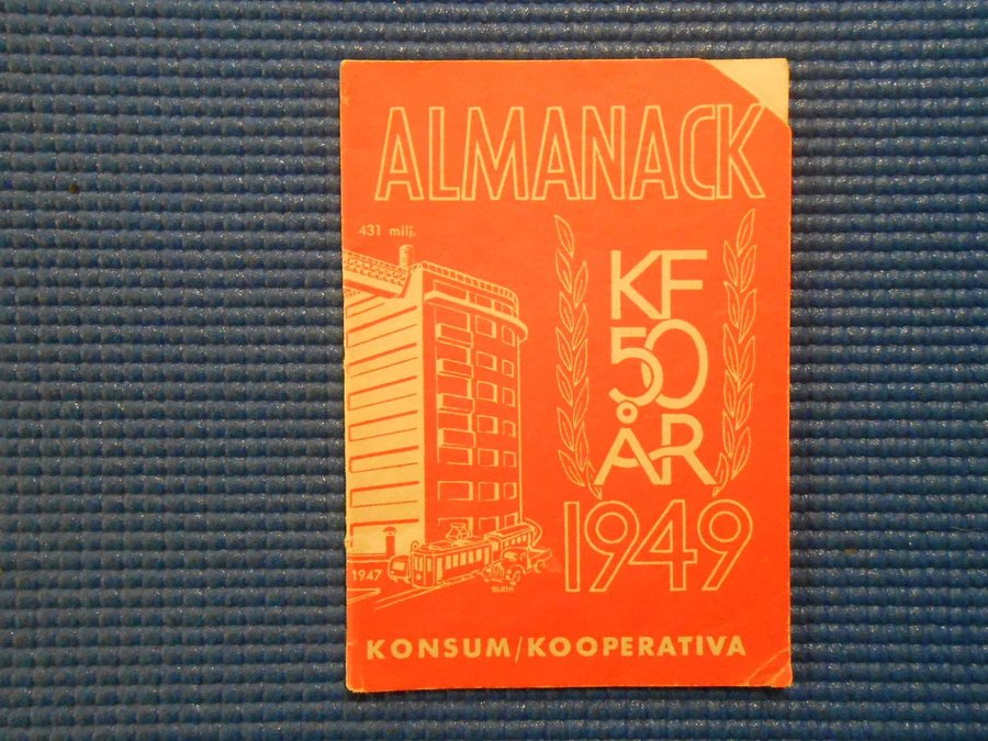 Almanacka Kooperativa 1949 Konsum Coop KF Köp på Tradera (379137101)