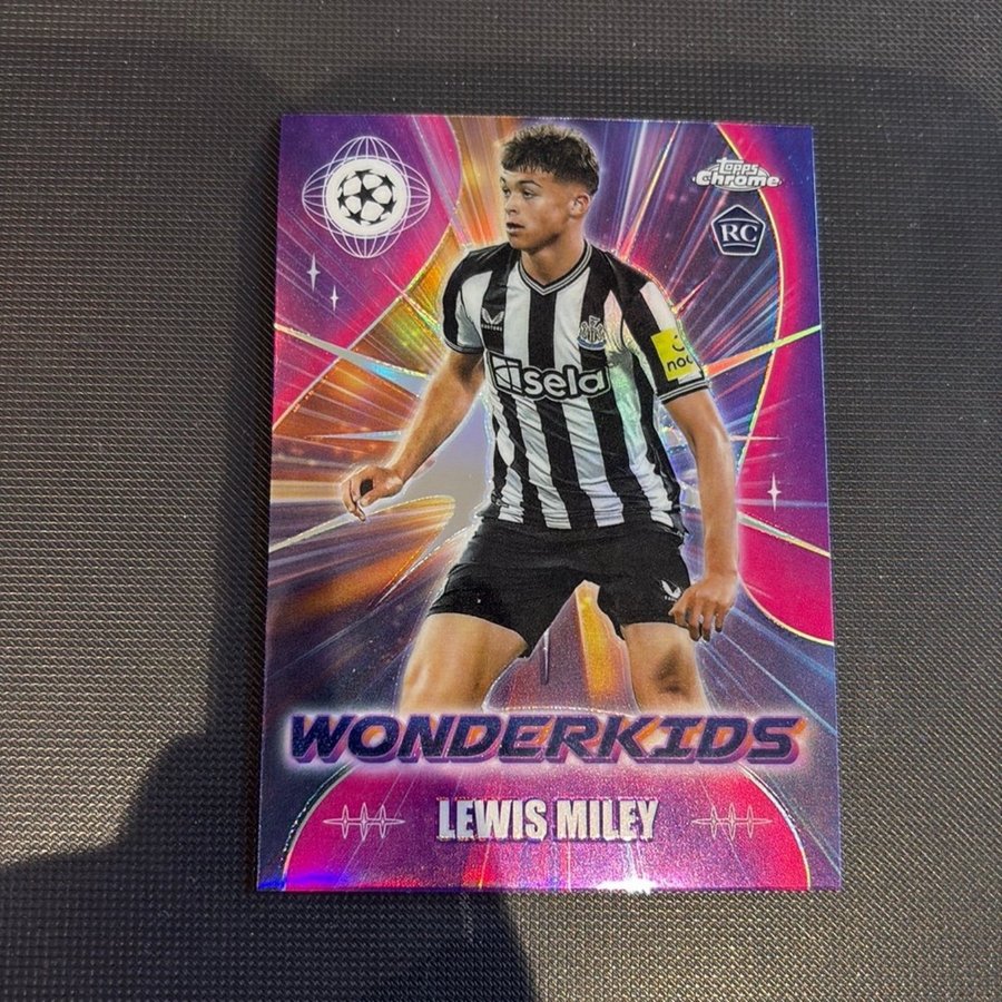 2023-24 Topps Chrome UCC Lewis Miley ルイス マイリー 直筆