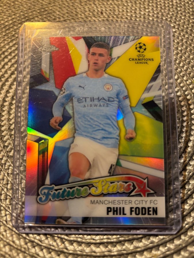 Phil Foden 2020-21 Topps Chrome Future Stars FS.. | Köp på
