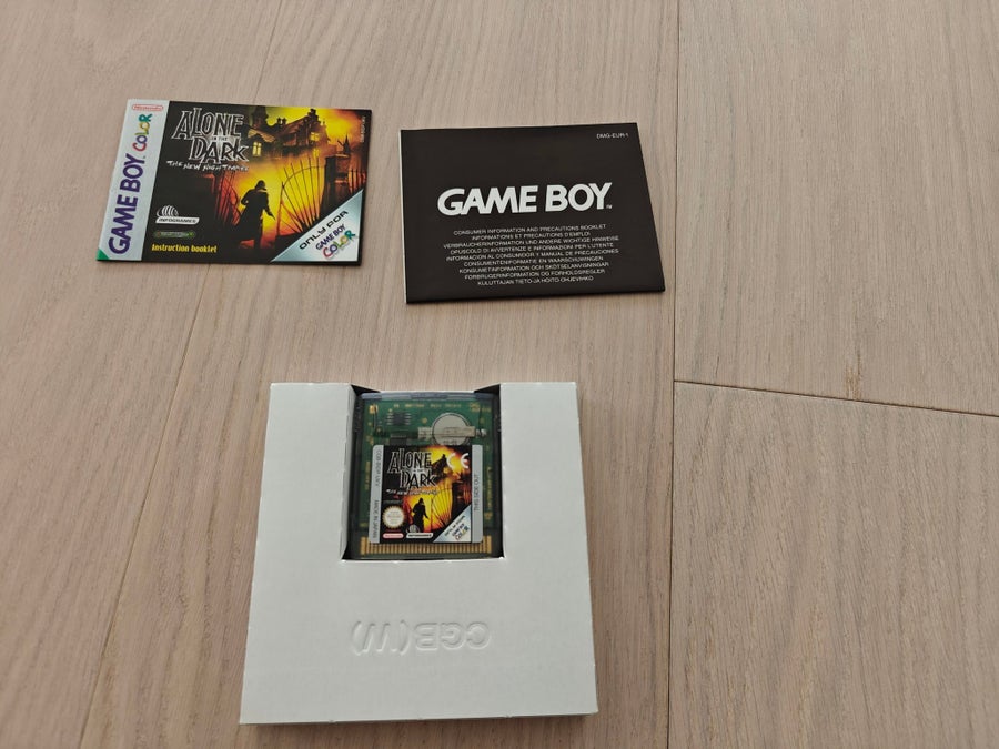 Jeu Alone In The Dark Pour Game Boy Color - Cartouche Seule, Bon état - Sortie 1998