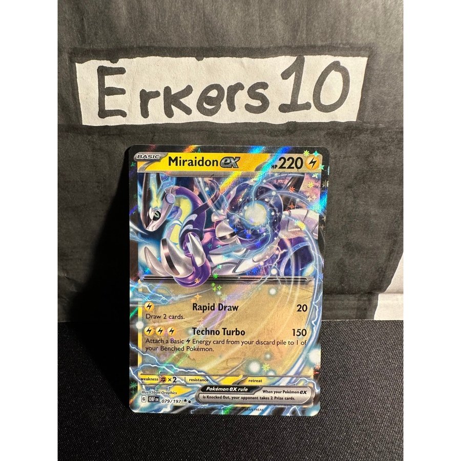 Miraidon ex - 079/197 Ultra Rare - Obsidian Flames