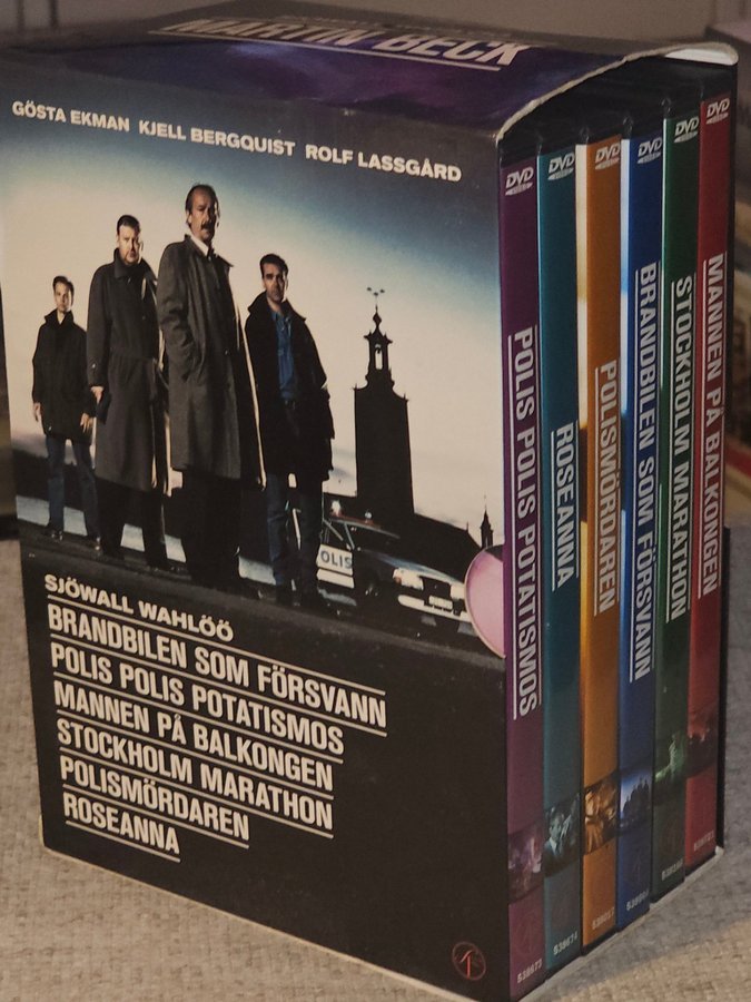Se produkter som liknar Martin Beck DVD Box på Tradera