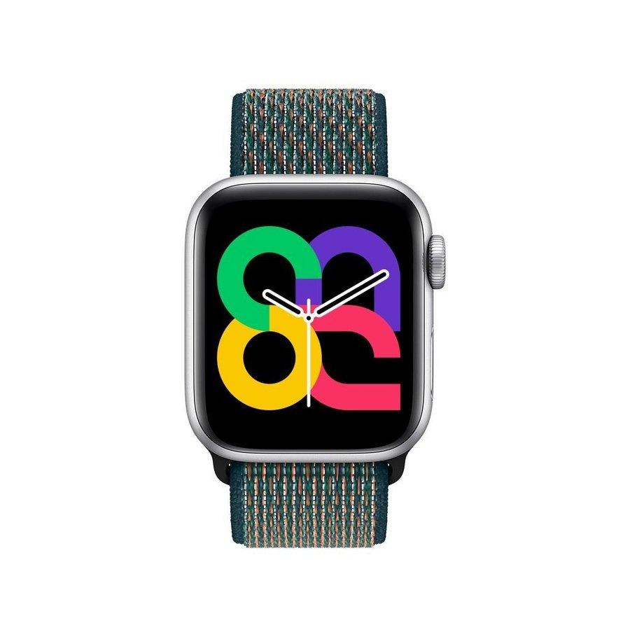 Apple Watch Band Hyper Crimson Neptune Green Sport Loop 44/45/46