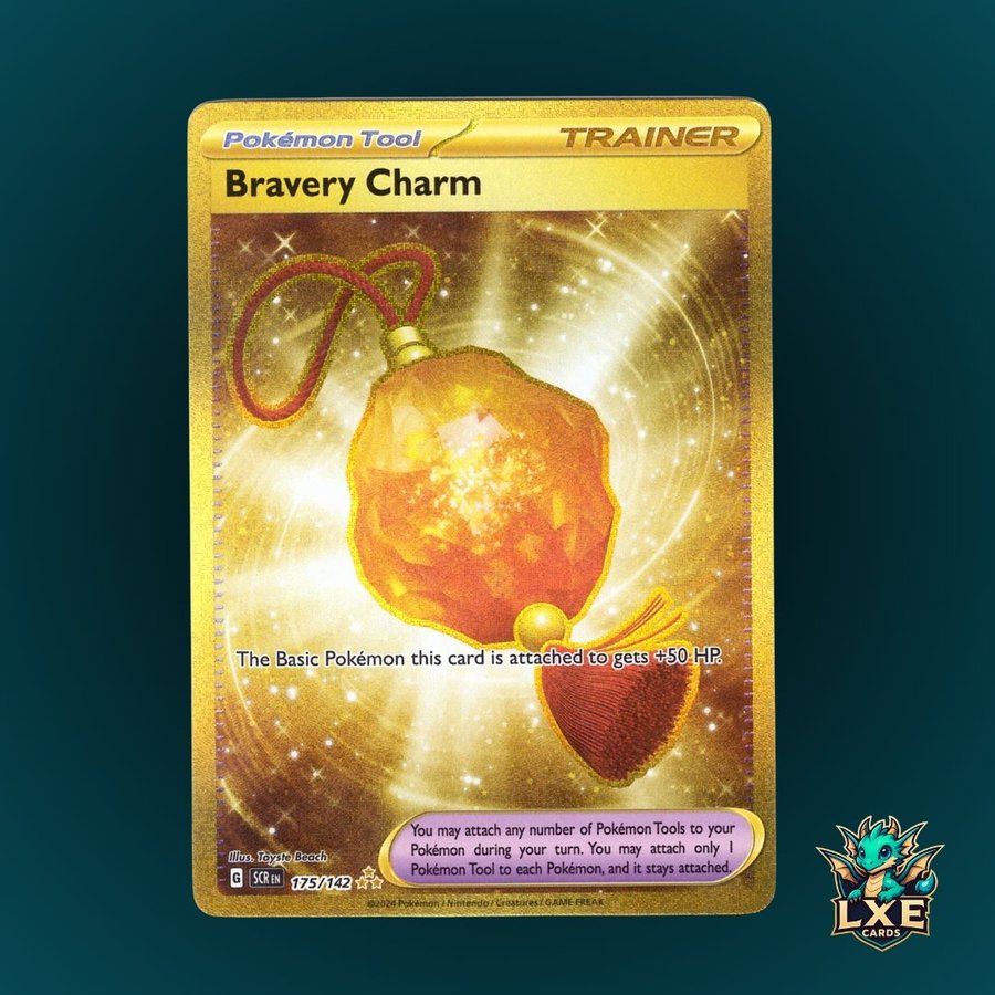 bravery charm pokemon card Pokemon Bravery Charm 173/193 - Paldea Evolved Trainer Card Set main image 1