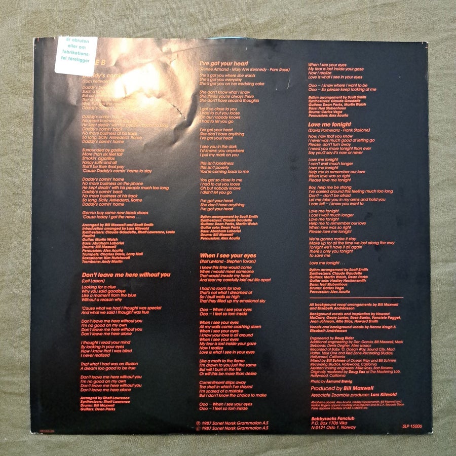 Bobbysocks! - Walkin' On Air (LP) | Köp på Tradera (735275912)