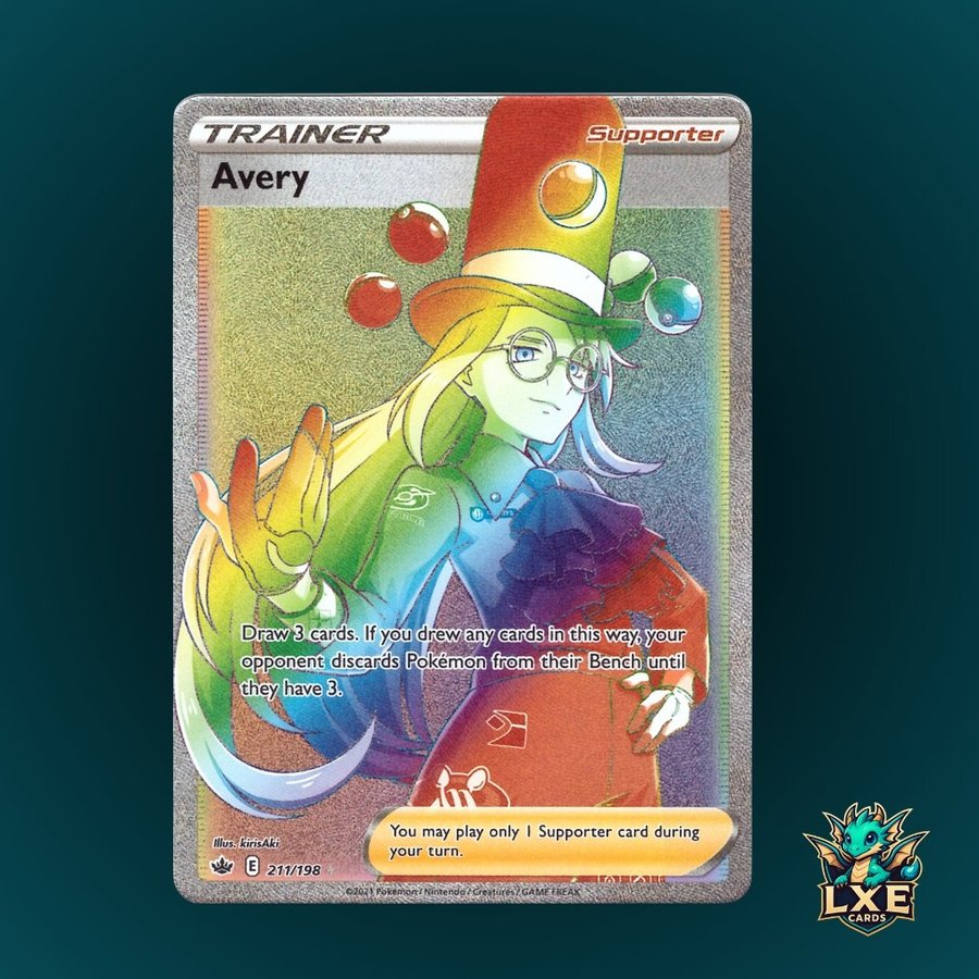 avery card pokemon Amazon.com: Avery - 187/198 - Full Art Ultra Rare - Espada y escudo main image 0