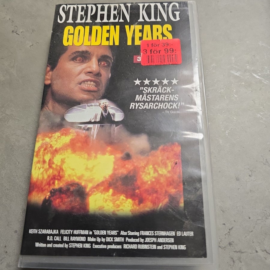 (未使用･未開封品)Stephen King's Golden Years [VHS] Amazon.com: Stephen King's Golden Years : Keith Szarabajka