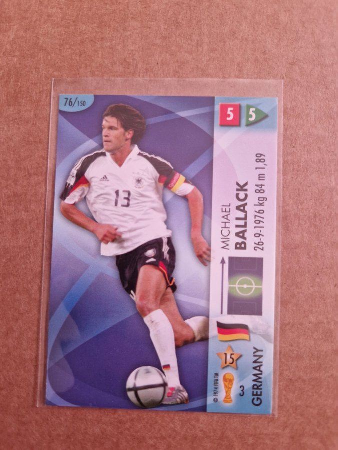 WM 2006 - 025 - Michael Ballack [Deutschland] - Spielereinzelporträt, 9,99