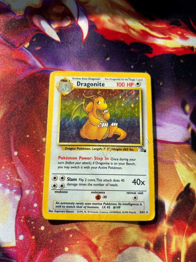 dragonite pokemon card 4/62 CGC Dragonite main image 0