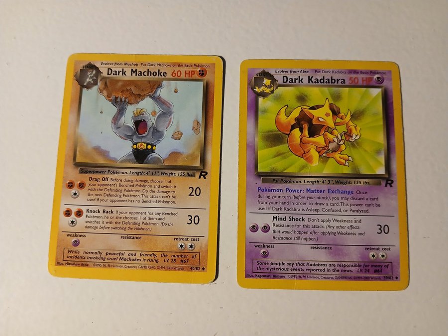 dark machoke pokemon card Vintage Uncommon main image 0
