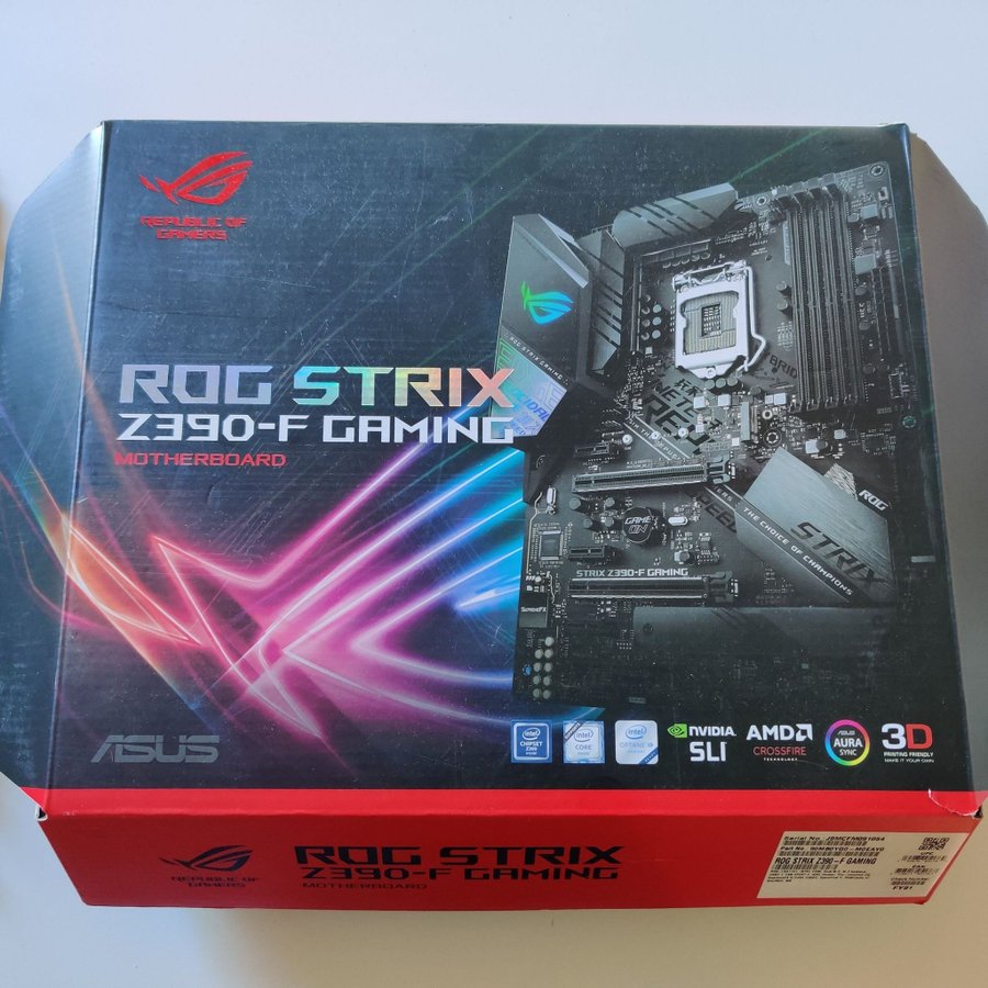 女性に人気！ i5-9600k, GAMING, Z390-F Strix ROG ASUS Samsung.. på Köp | マザーボード