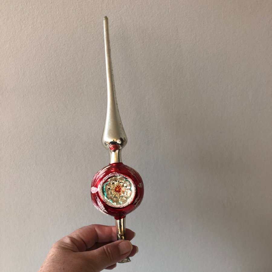Äldre Spira i glas till Julgran .. Köp från BestAfter på Tradera