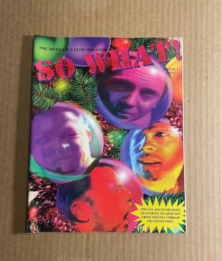 So What! - Metallica Club Magazine Volume 4 Iss.. | Köp på Tradera