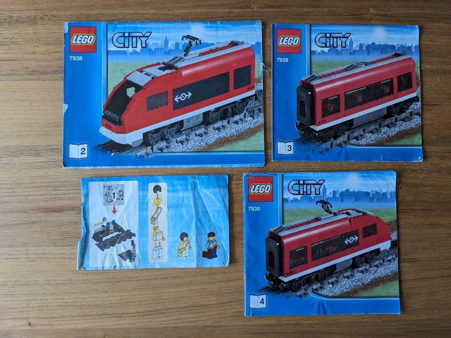 Instruktioner / Manual Till Lego 7938 Passenger. | Köp På Tradera.