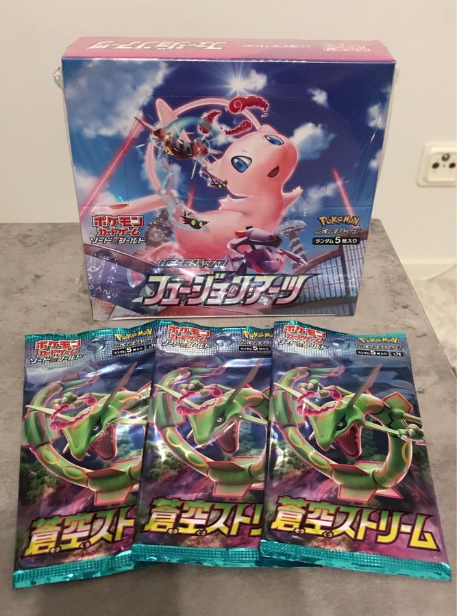 Pokemon Pack Fusion Arts Japanskt Booster Box Köp på Tradera