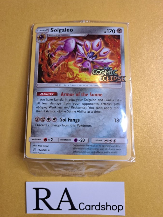 Solgaleo Cosmic Eclipse Sealed Promo 