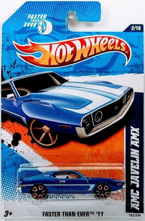 Voiture Hot Wheels AMC Javelin AMX - Muscle Mania 2010 - Échelle 1/64