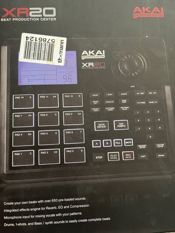 Akai Professional XR20 Beat Production Center | Köp på Tradera