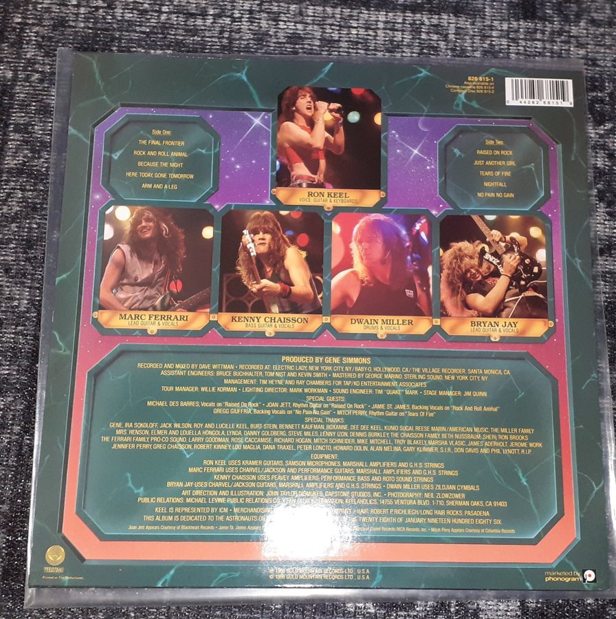 Keel The final frontier Vinyl | Köp på Tradera (684107909)
