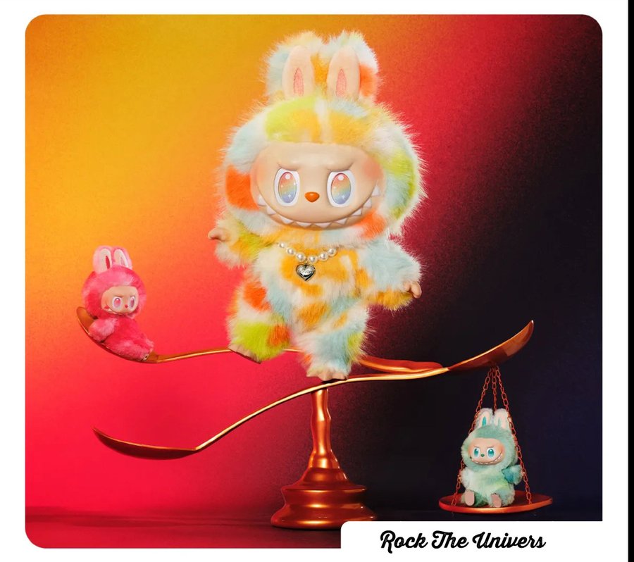 ぬいぐるみ・マスコット LABUBU ROCK THE UNIVERSE Vinyl PlushDoll pop-mart-labubu-the-monsters-