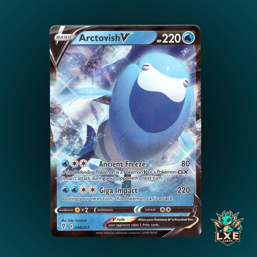 Pokemon Arctovish V 048/203 - E.. | Kp frn LXEcardsAB p Tradera  (711863718)