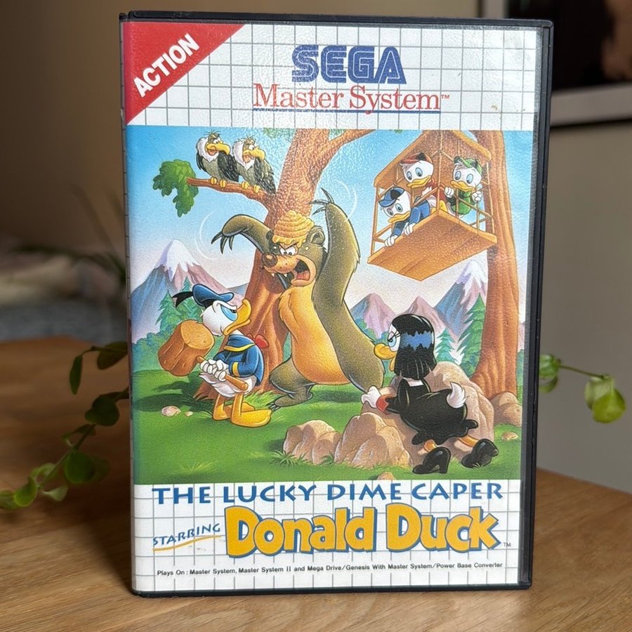 SEGA MASTER SYSTEM] The Lucky Dime Caper starring Donald Duck - COMPLET - Jeux vidéo
