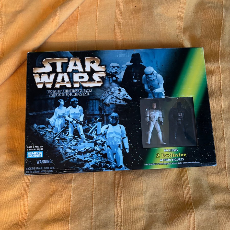 Jeu Star Wars Escape The Death Avec Figurines Parker Brothers, Neuf Sous Boîte De 1998