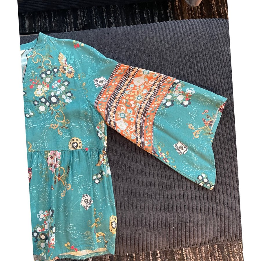 Odd Molly Paradise Groove Blouse stl 3 Dark Cyan