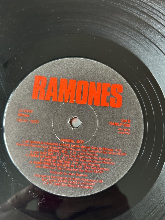 【LP】RAMONES　ANIMAL BOY Ramones – Animal Boy – Vinyl (LP, Album + 2 more), 2022