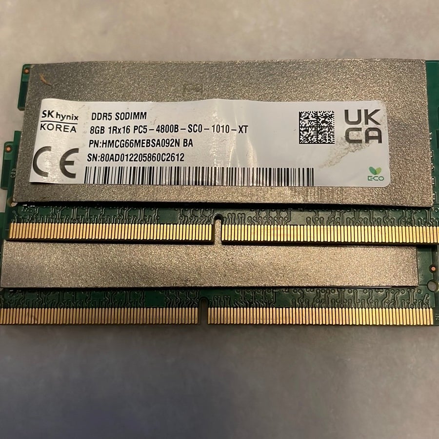 SK Hynix DDR5 SODIMM 8GB RAM-minne 2 styck lapt.. | Köp på Tradera