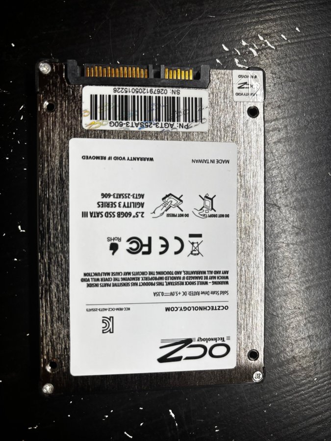 Ocz Agility Ssd OCZ Agility Series SSD SATA III Köp På Tradera