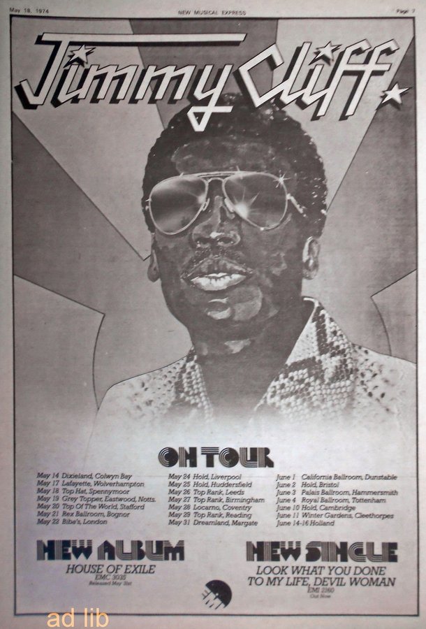 JIMMY CLIFF HOUSE OF EXILE ON TOUR, STOR TIDN.. Köp på Tradera
