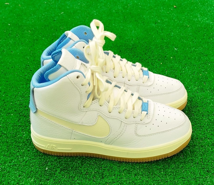 07 Lv8 Air Force Hoge Zool Nike Air Force High '07 LV8 Wit Blauw EU 38  Kopen Op Tradera