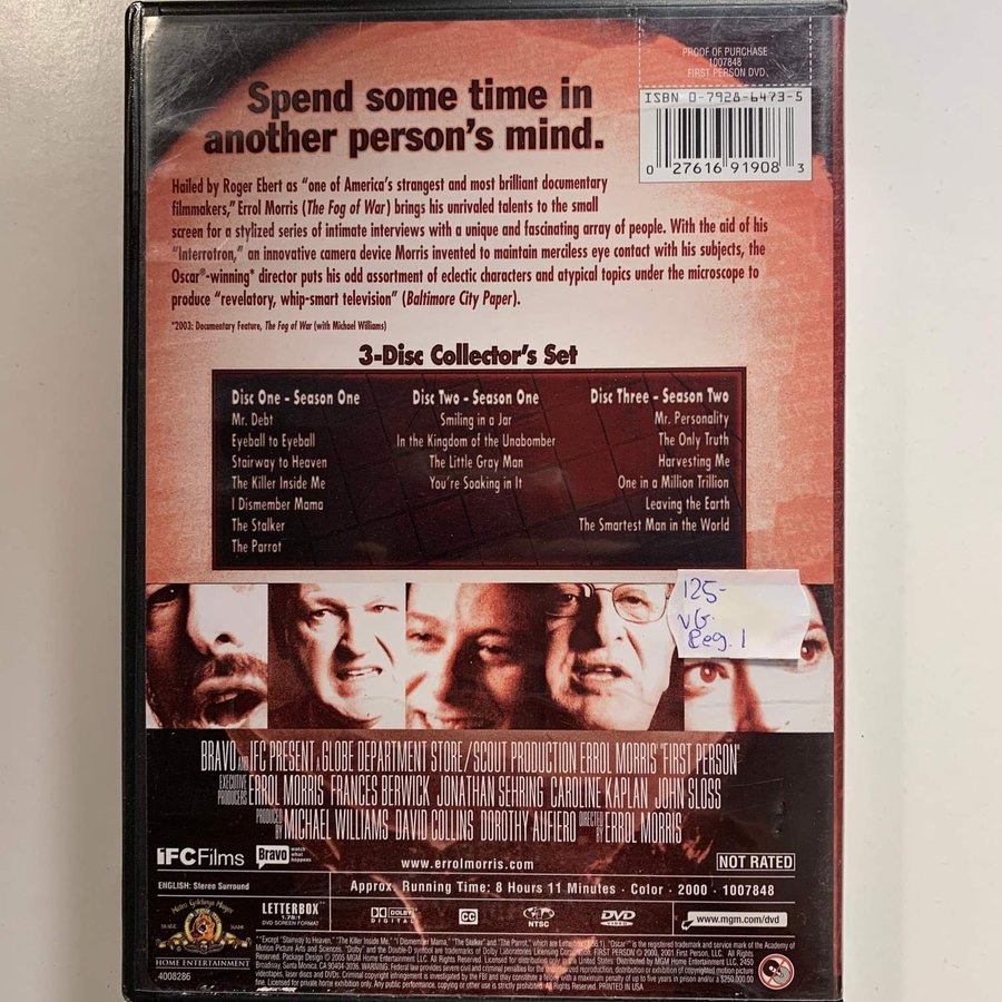 Errol Morris First Person: Complete Series [DVD]