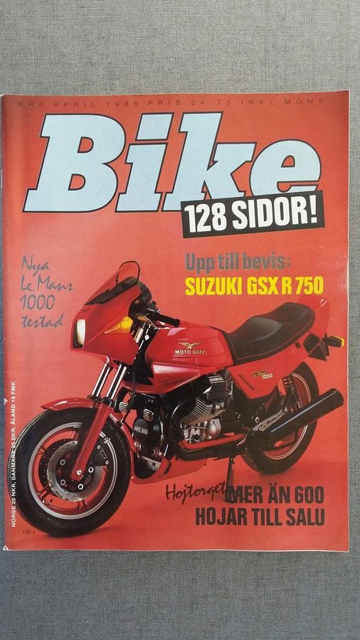Bike Nr 4 1985 Moto Guzzi 1000 Le Mans Iv Suz Kop Pa Tradera