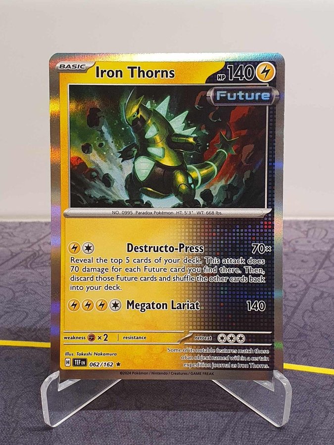 IRON THORNS 062/162 - Holo Rare - Temporal Forc.. | Kp p Tradera  (627825912)