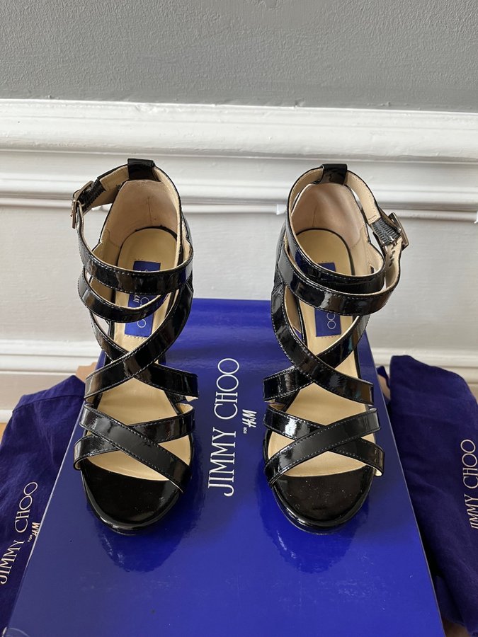 Jimmy Choo x H&M Högklackade sandaler, Svart, S.. | Köp på Tradera  